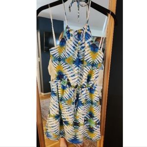 Tie Dye Halter Dress
